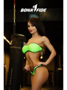 Заказать BonaFide Купальник BrazilianPussy (Acid Green & Black)
